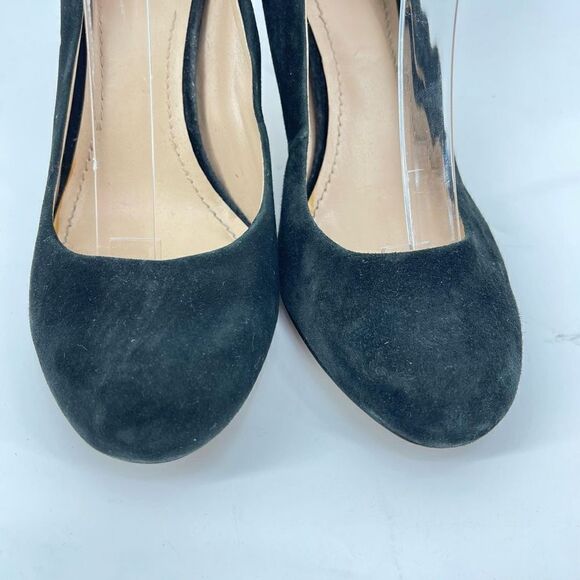 Vince Camuto Womens Suede Pump Shoes Stiletto Heels Slip On Black Size 6.5M - Picture 12 of 13